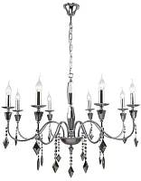 Люстра подвесная Grace 1053/09/08P Stilfort без плафона на 8 ламп, основание хром в стиле классический Люстра подвесная Grace 1053/09/08P Stilfort без плафона на 8 ламп, основание хром в стиле классический